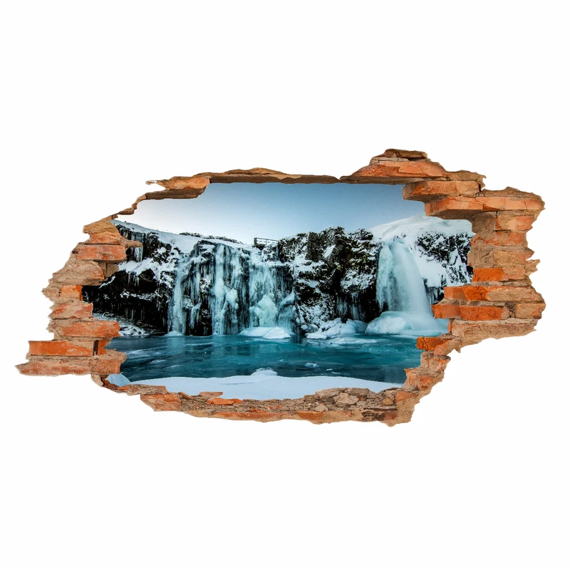 استیکر سه بعدی طرح طبیعت کد 033