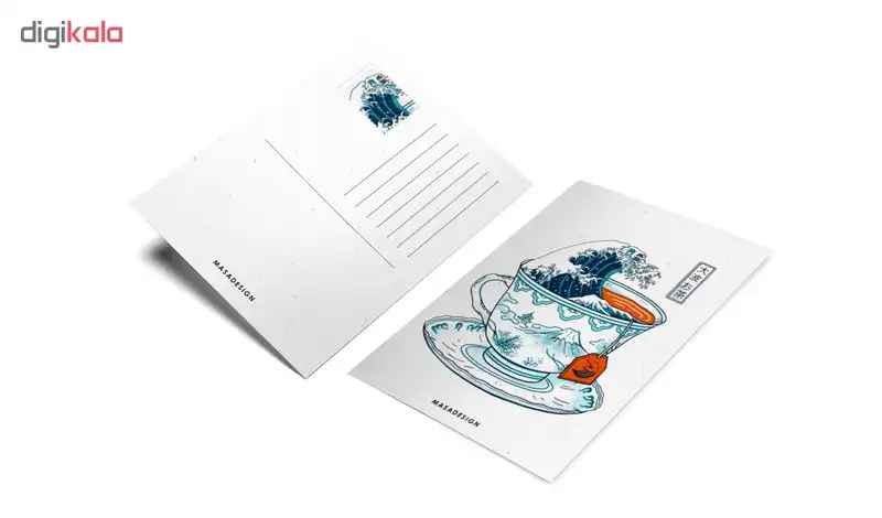 کارت پستال ماسا دیزاین طرح نقاشی کد POST51