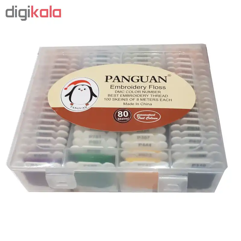نخ کوبلن پنگوئن کد DMC2 مجموعه 80 عددی