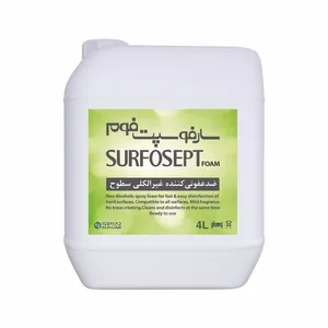 ضدعفونی کننده سطوح شرکت رضاراد مدل Surfosept Foam حجم 4 لیتر بسته 2 عددی