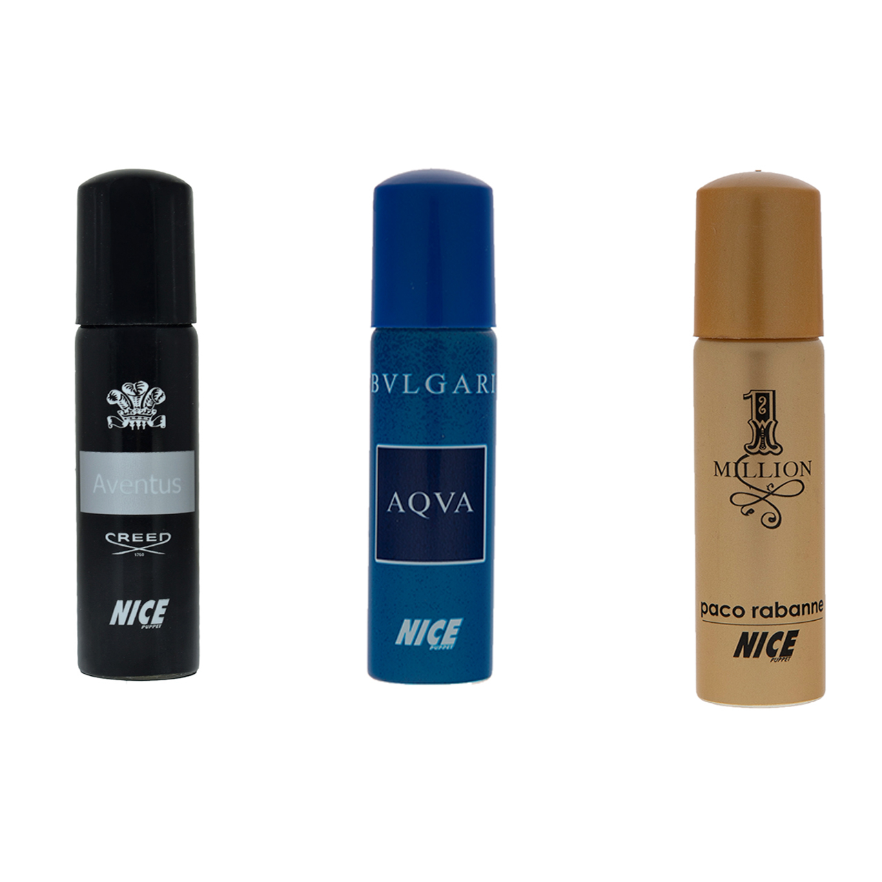 عطر جیبی مردانه نایس پاپت مدل حجم 30 میلی لیتر بسته 3 عددی