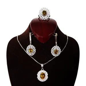 نیم ست نقره زنانه مدل 4698