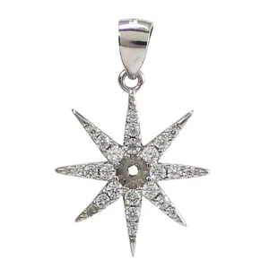 آویز گردنبند نقره زنانه کد 6081