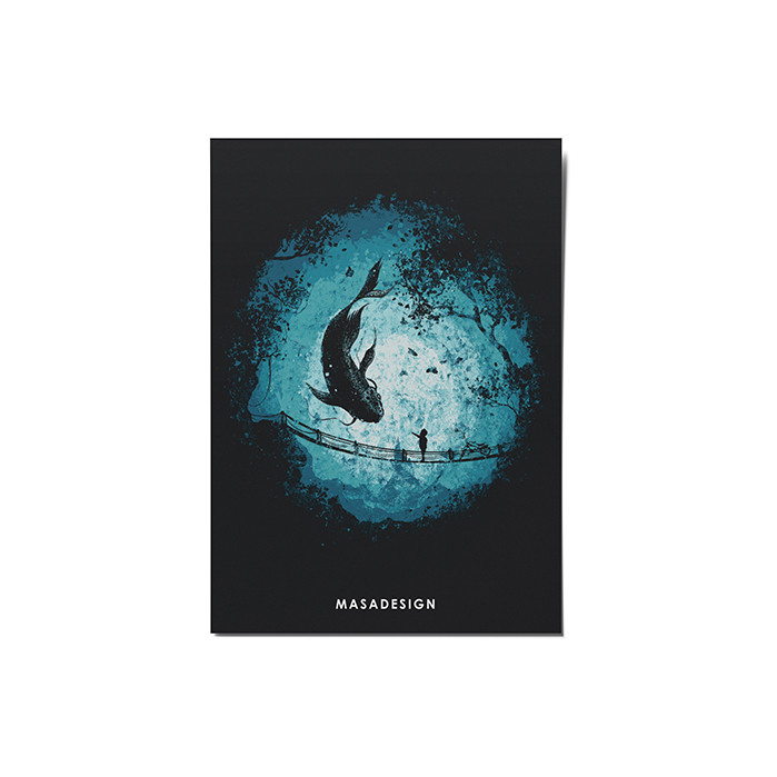 کارت پستال ماسا دیزاین طرح ماهی کد POST58