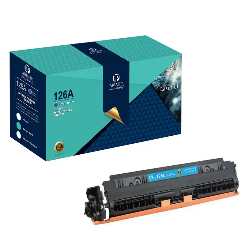 تونر آبی آریا اچ پی مدل Gold-126A