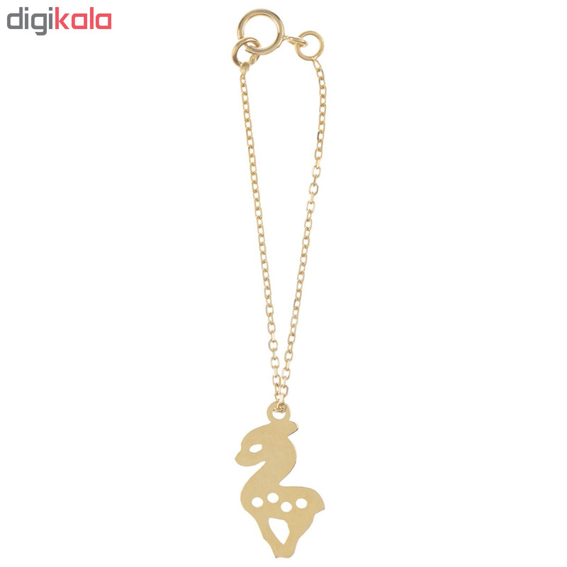آویز ساعت طلا 18 عیار زنانه طرح آهو کد SG324