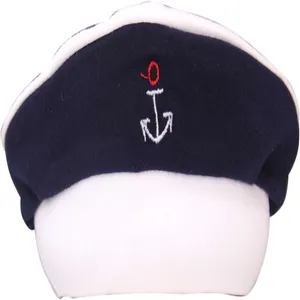کلاه نوزادی نیلی مدل Anchor