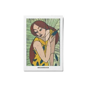 کارت پستال ماسا دیزاین طرح دختر کد POST80