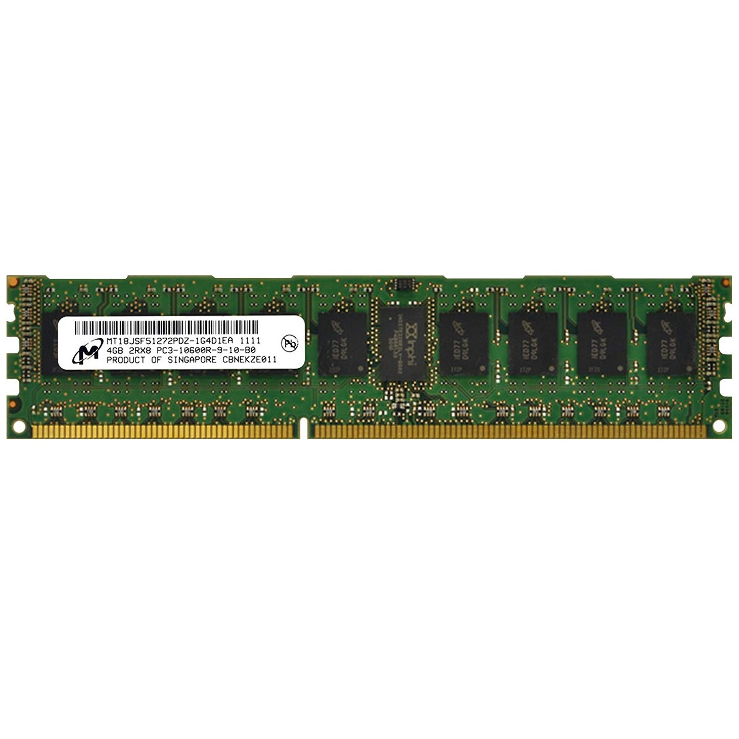 رم سرور DDR3 تک کاناله 1333 مگاهرتز CL9 میکرون مدل MT18JSF51272PDZ-1G4D1EA ظرفیت 4 گیگابایت
