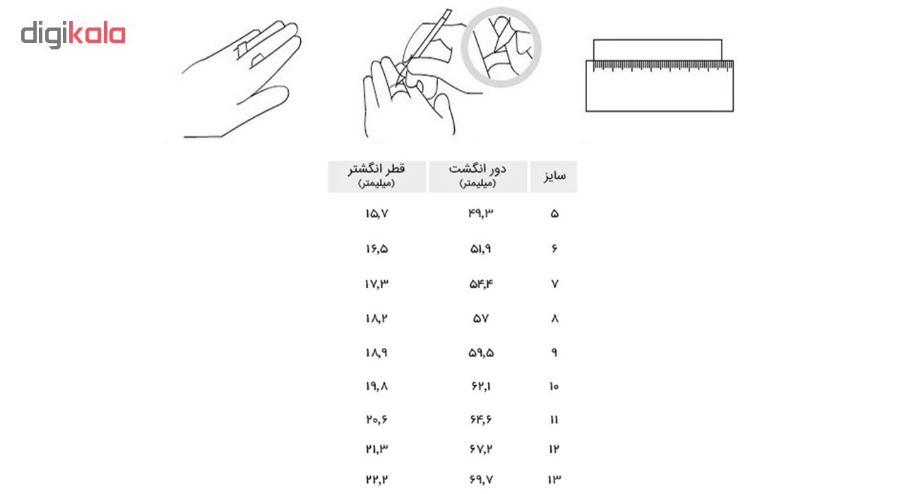 انگشتر مانچو کد R005