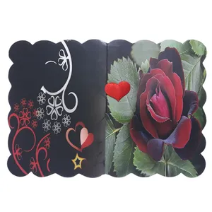 کارت پستال طرح گل کد 1017 بسته 6 عددی