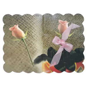 کارت پستال طرح گل کد 1024 بسته 5 عددی