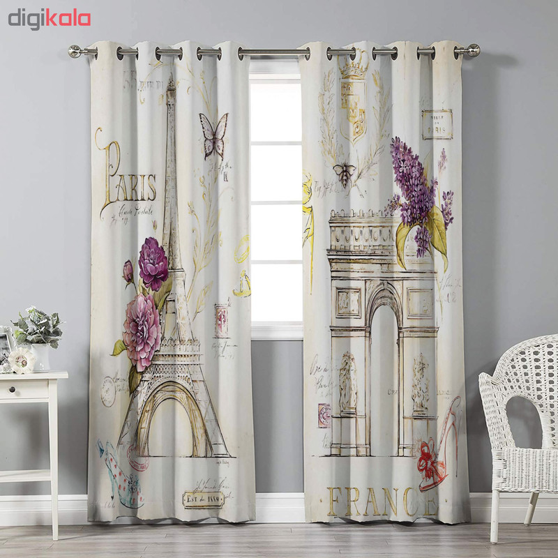 پرده نیروانا مدل pl946 سایز 280 × 140 سانتی متر