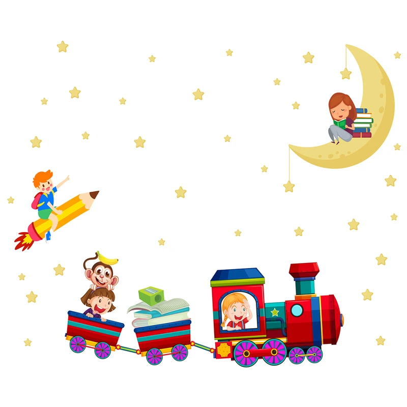 استیکر کودک طرح کوچولوهای نابغه