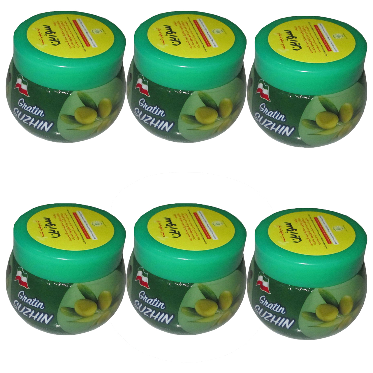 کرم مرطوب کننده سوژین مدل Olive حجم 180 میلی لیتر مجموعه 6 عددی