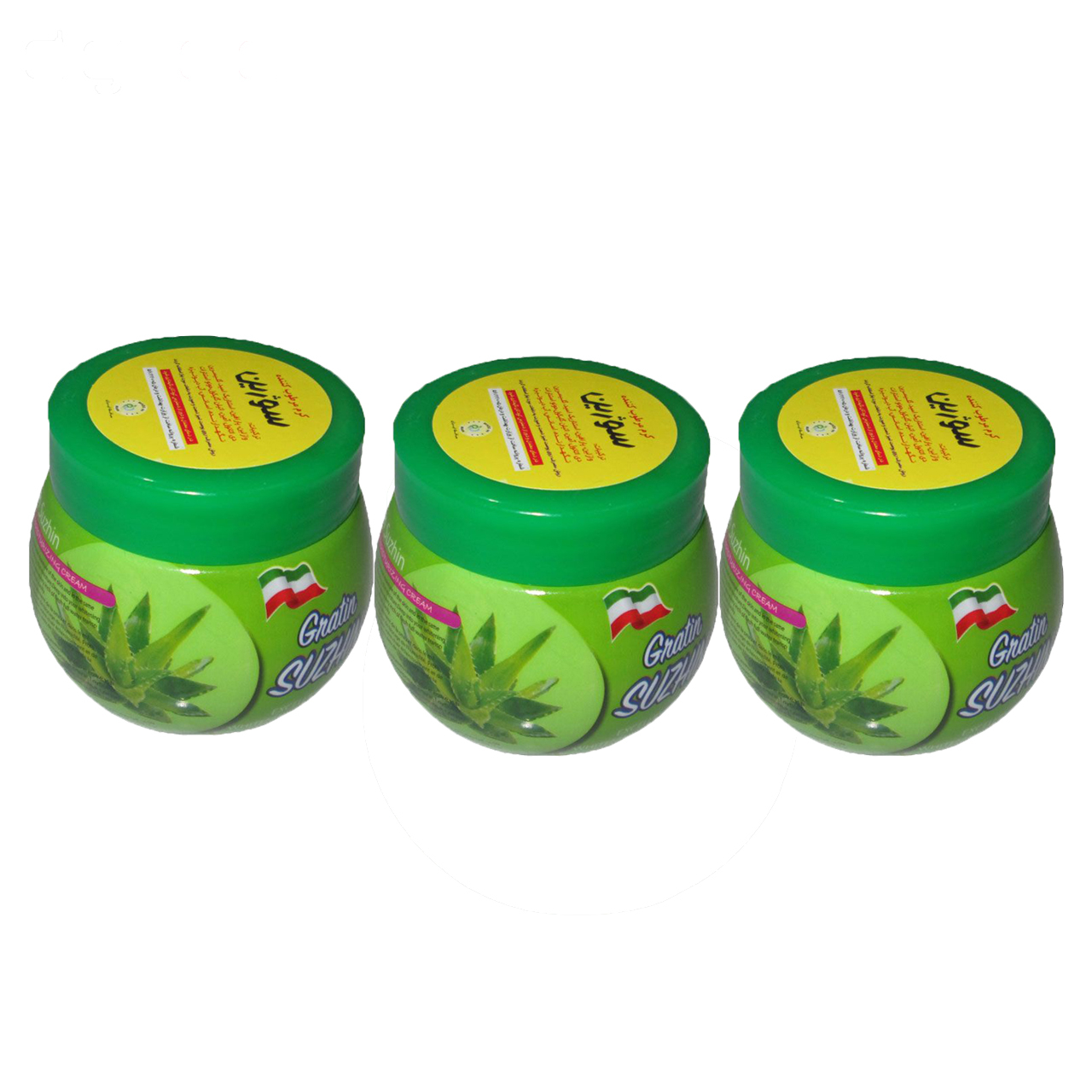 کرم مرطوب کننده سوژین مدل Aloe Vera حجم 180 میلی لیتر مجموعه 3 عددی