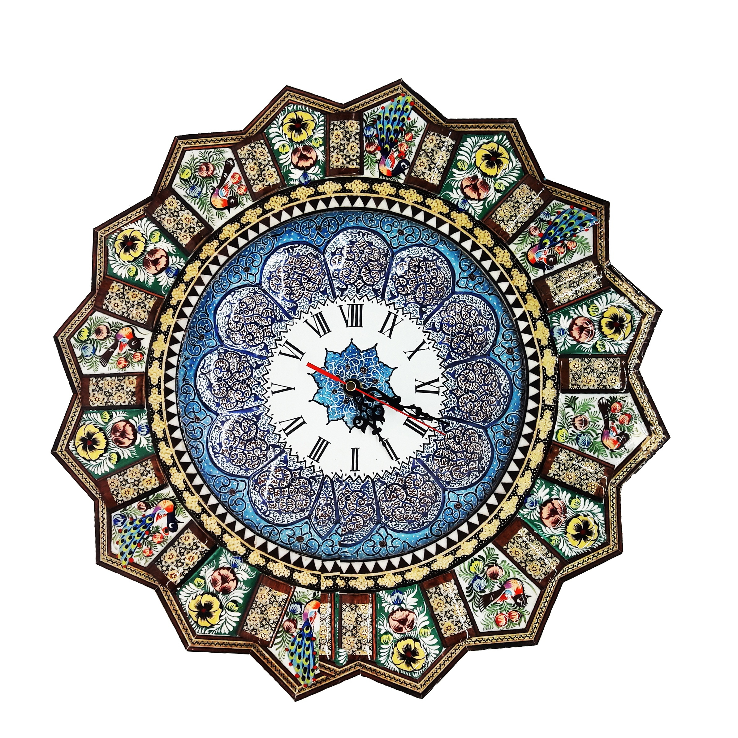 ساعت خاتم کاری طرح خورشیدی کد 222