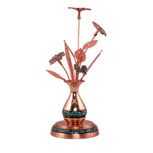 گلدان فیروزه کوبی کد 722