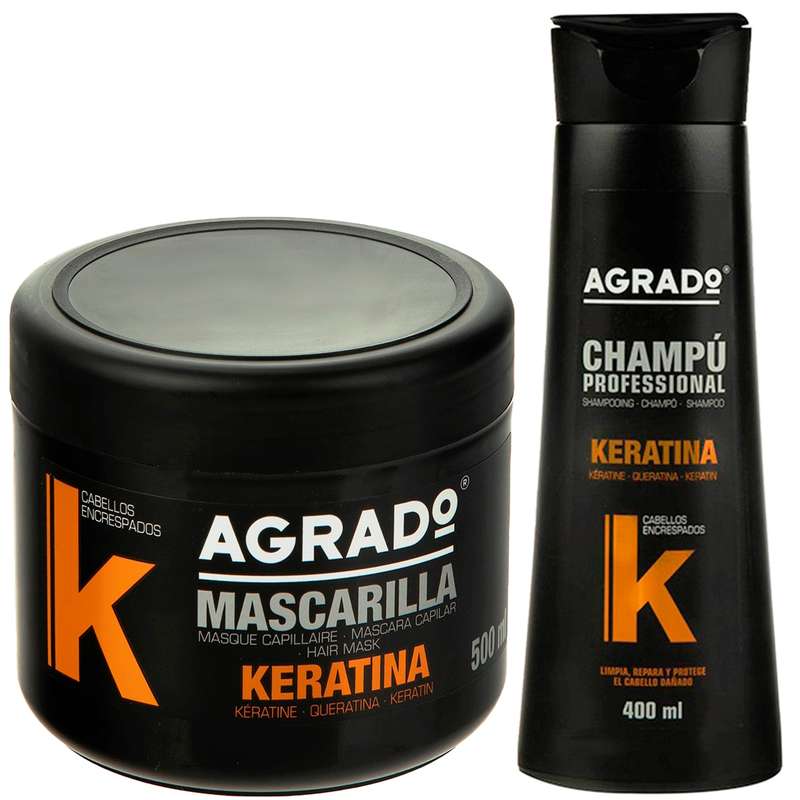 ماسک مو آگرادو مدل Keratina حجم 500 میلی لیتر به همراه شامپو مو مدل Keratin حجم 400 میلی لیتر ماسک مو آگرادو مدل Keratina حجم 500 میلی لیتر به همراه شامپو مو مدل Keratin حجم 400 میلی لیتر