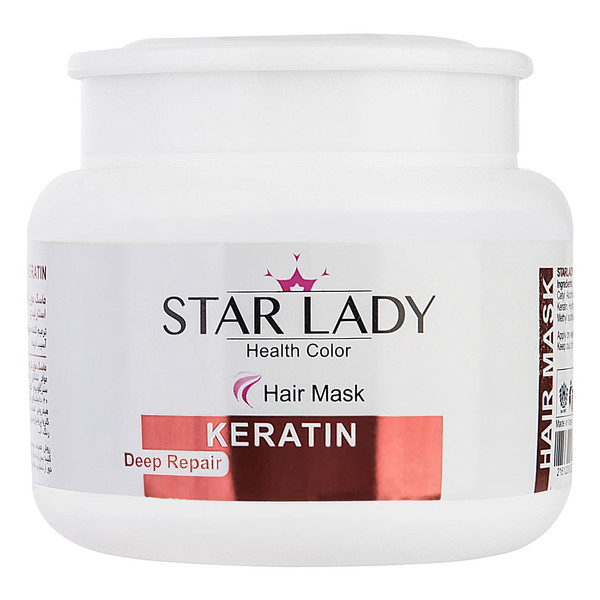 ماسک موی Star Lady مدل Keratin حجم 500 میلی لیتر