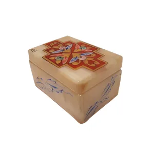 جعبه سنگ مرمر طرح گل کد 3064