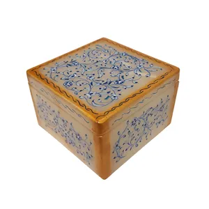 جعبه سنگ مرمر طرح گل ریز کد 30805