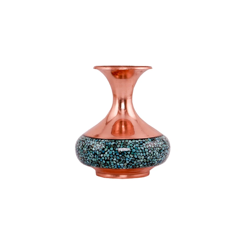 گلدان فیروزه کوبی کد 725