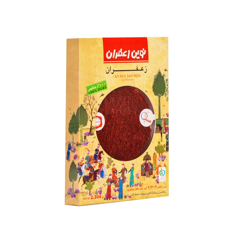 زعفران سرگل درجه یک نوین مقدار ۲.۳۰۴ گرم