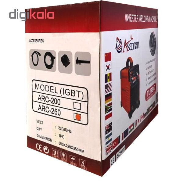 اینورتر جوشکاری 250 آمپر آسمان مدل ARC-250