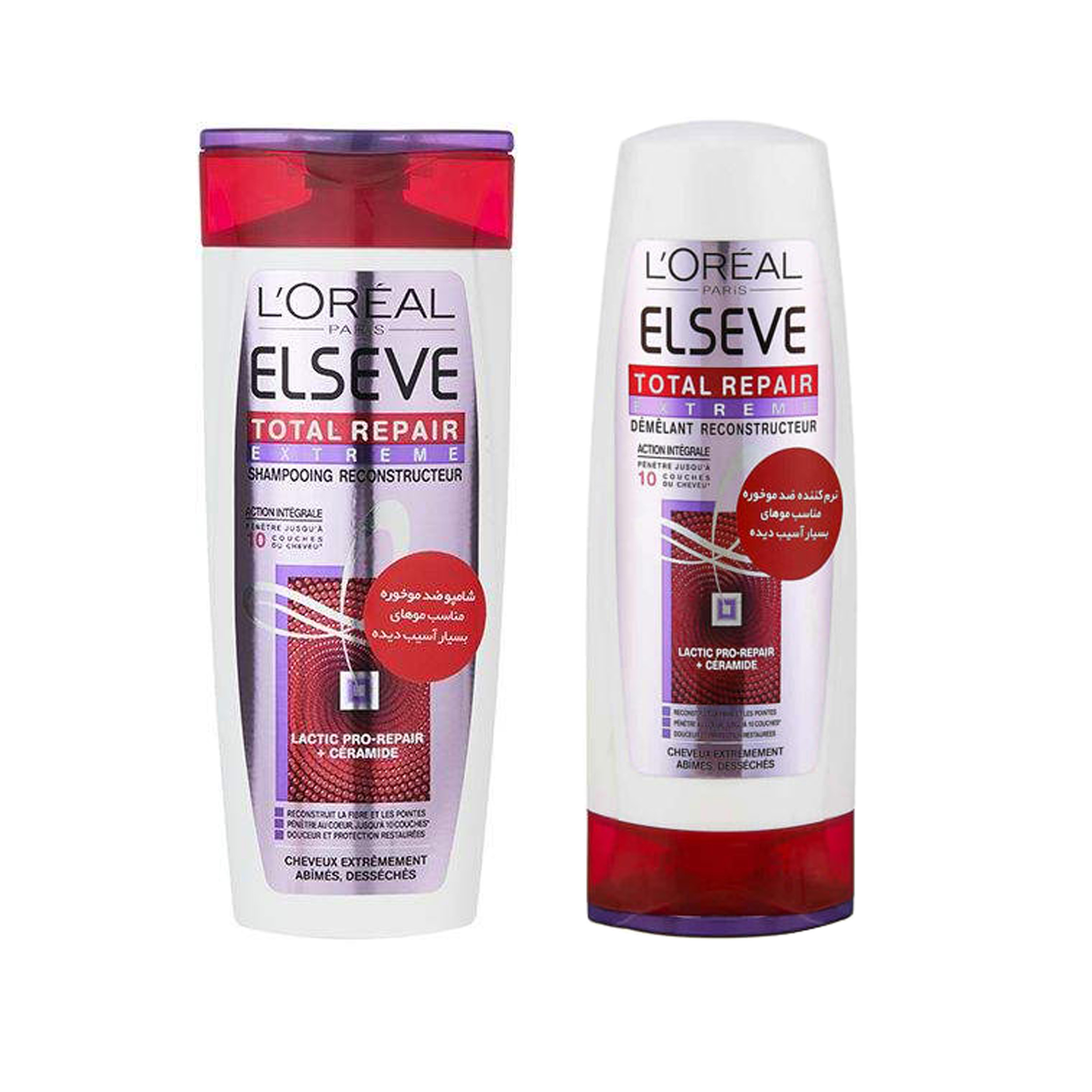 شامپو و نرم کننده مو  لورآل سری Elseve مدل Total Repair Extreme