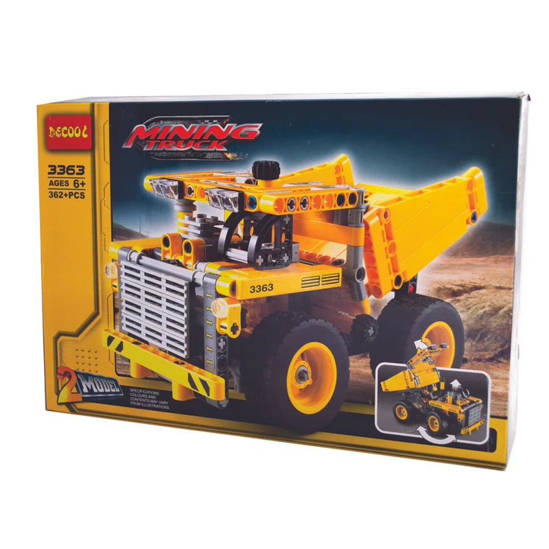 ساختنی دکول طرح ماشین راه سازی مدل mining truck کد 3363