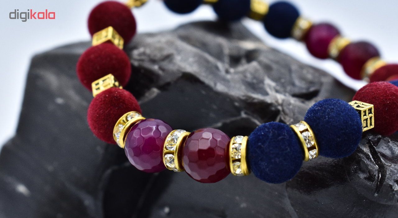 دستبند طلا 18 عیار زنانه طرح گل رز کد 420M138