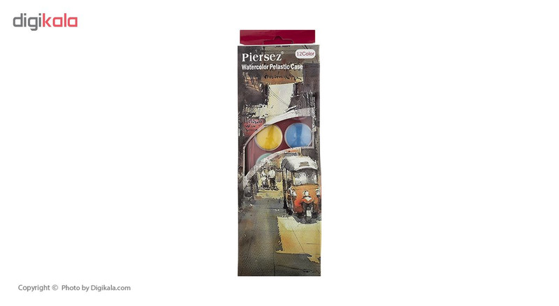 آبرنگ 12 رنگ پییرسز کد 511737