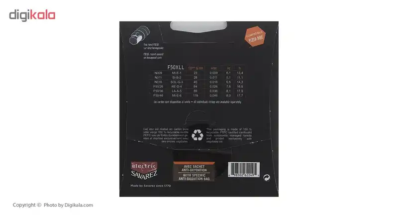 سیم گیتار الکتریک ساوارز مدل F50XLL