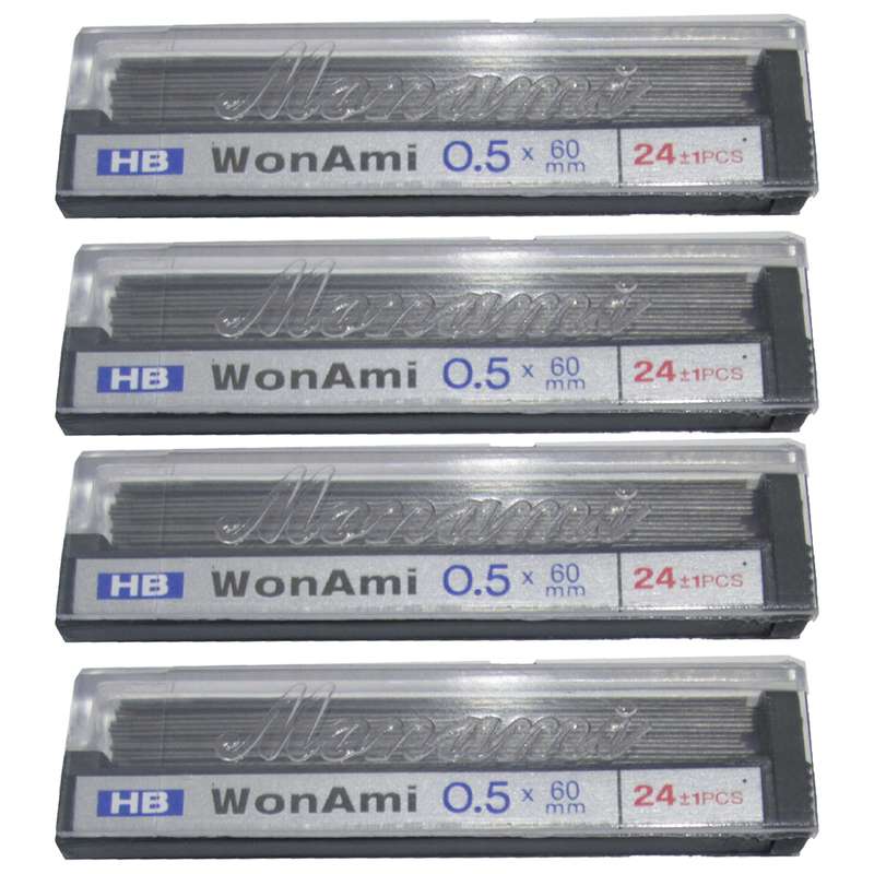 نوک مداد نوکی 0.5 میلی متری ونامی مدل BQ بسته 4 عددی نوک مداد نوکی 0.5 میلی متری ونامی مدل BQ بسته 4 عددی