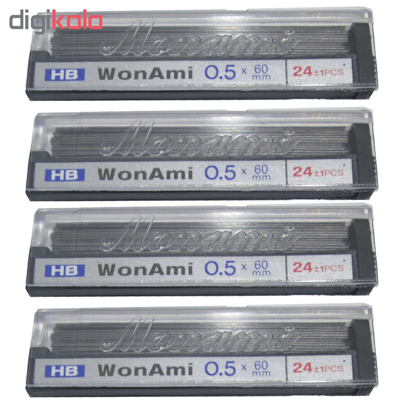 نوک مداد نوکی 0.5 میلی متری ونامی مدل BQ بسته 4 عددی نوک مداد نوکی 0.5 میلی متری ونامی مدل BQ بسته 4 عددی