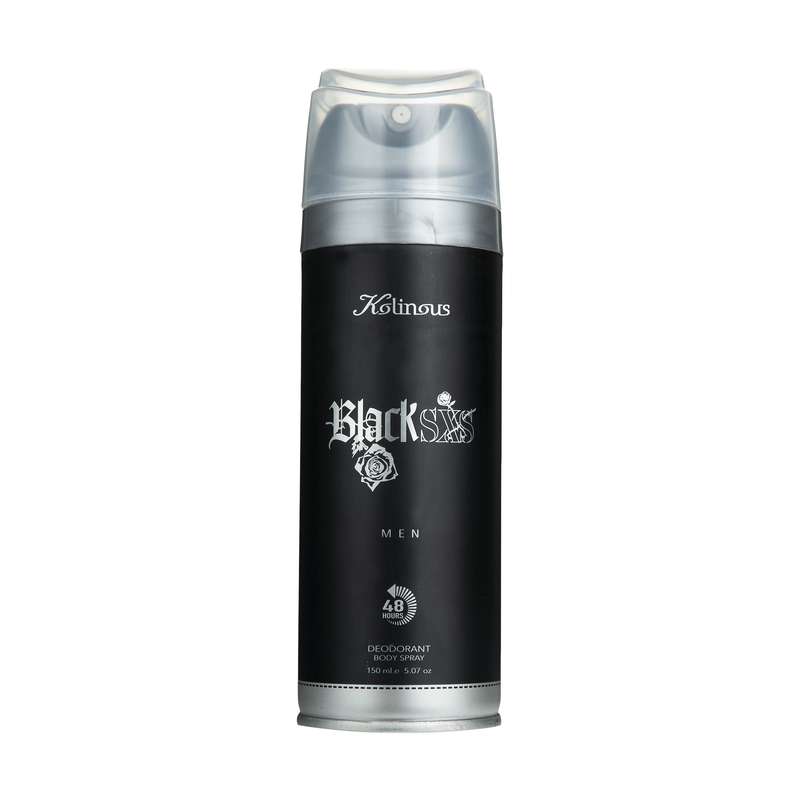 اسپری خوشبو کننده بدن مردانه کلینوس مدل Black xs حجم 150 میلی لیتر اسپری خوشبو کننده بدن مردانه کلینوس مدل Black xs حجم 150 میلی لیتر