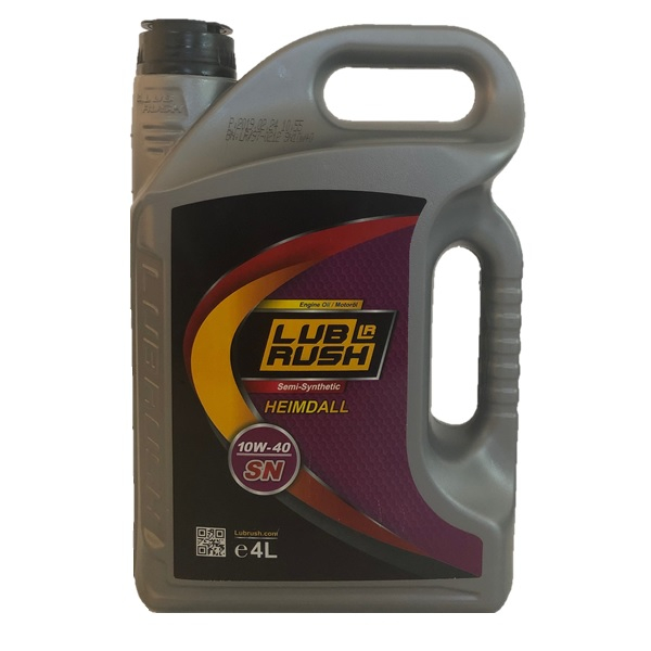 روغن موتور خودرو لوبراش مدل LR SN 10W-40 حجم 4000 میلی لیتر