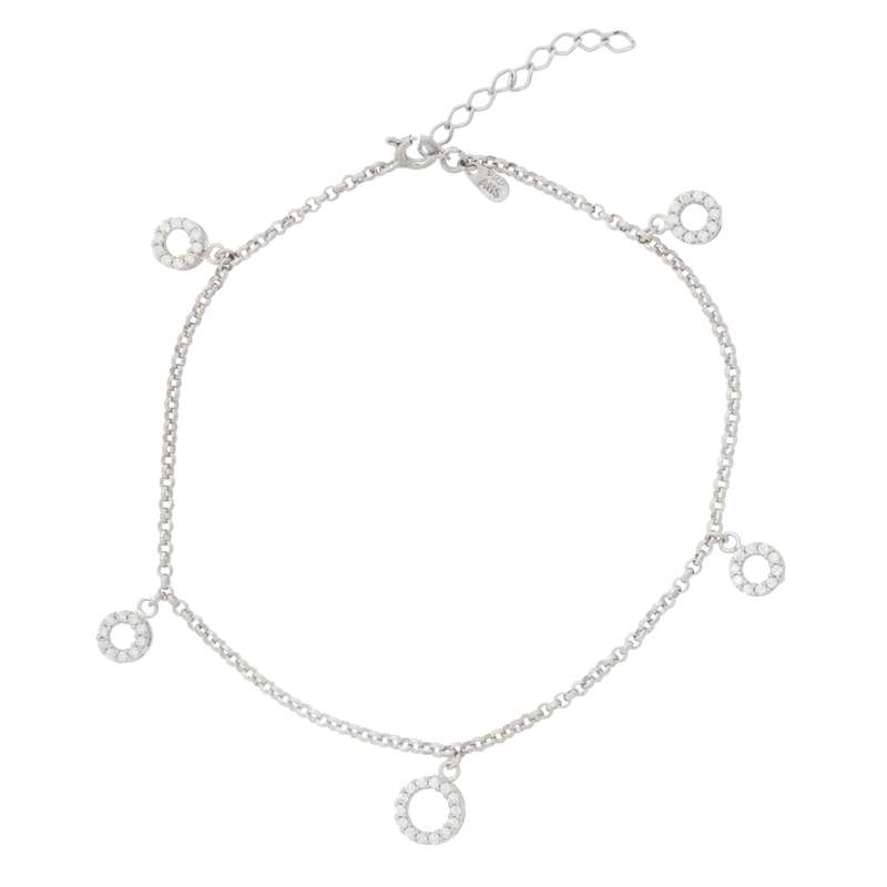 پابند نقره زنانه اکنو کد OK4081