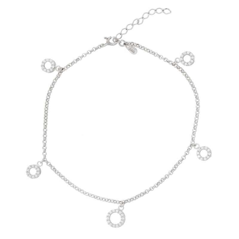 پابند نقره زنانه اکنو کد OK4081