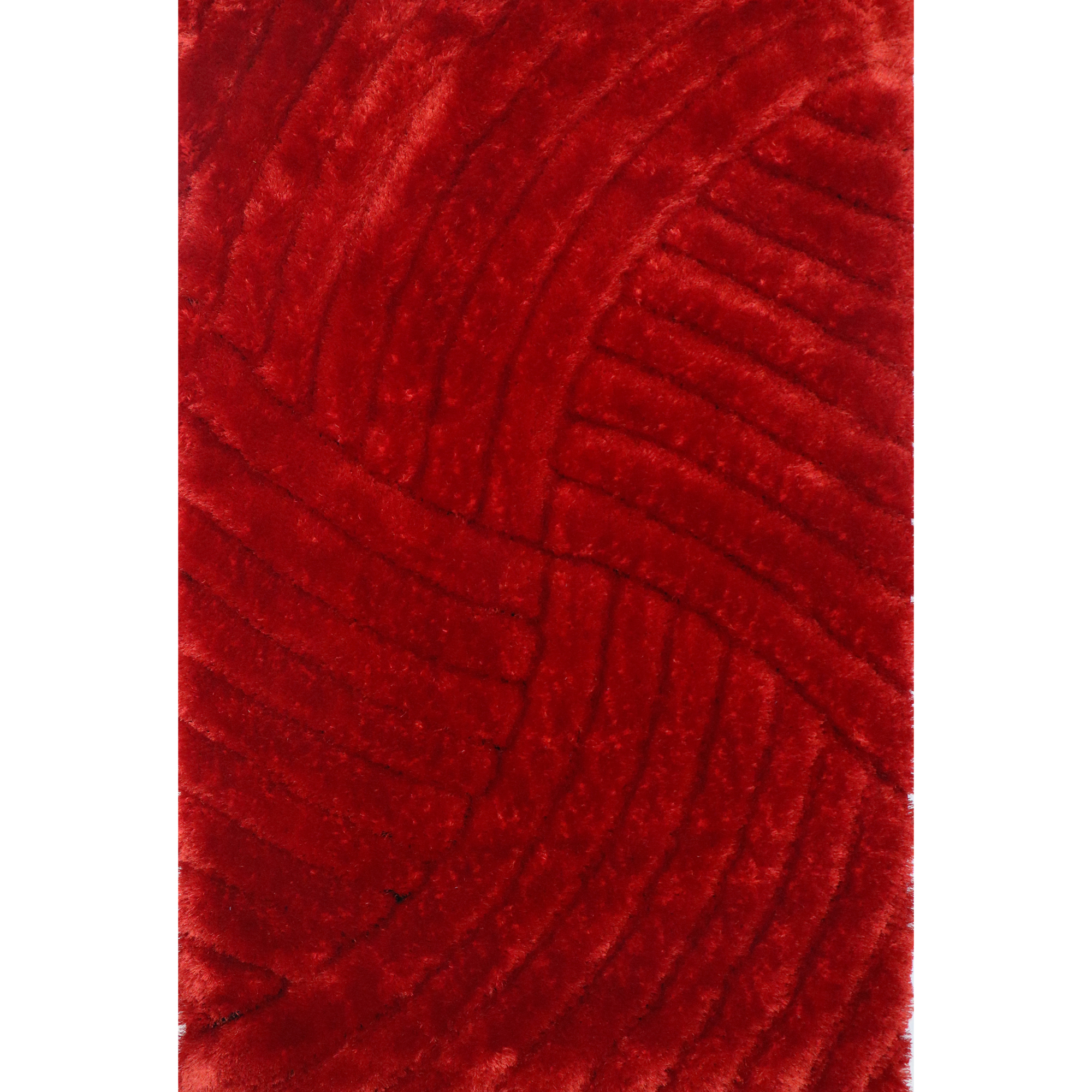 فرش ماشینی مدل وانیا زمینه قرمز