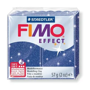 خمیر پلیمری فیمو استدلر مدل افکت Glitter Blue کد 302