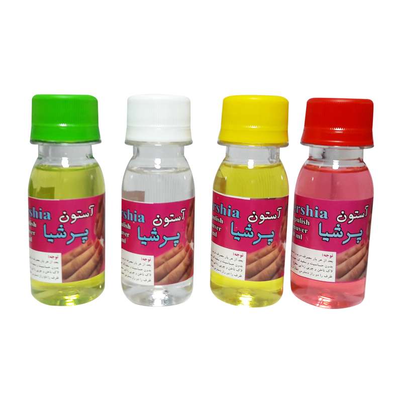 لاک پاک کن پرشیا مدل PR4 حجم 60 میلی لیتر مجموعه 4 عددی لاک پاک کن پرشیا مدل PR4 حجم 60 میلی لیتر مجموعه 4 عددی