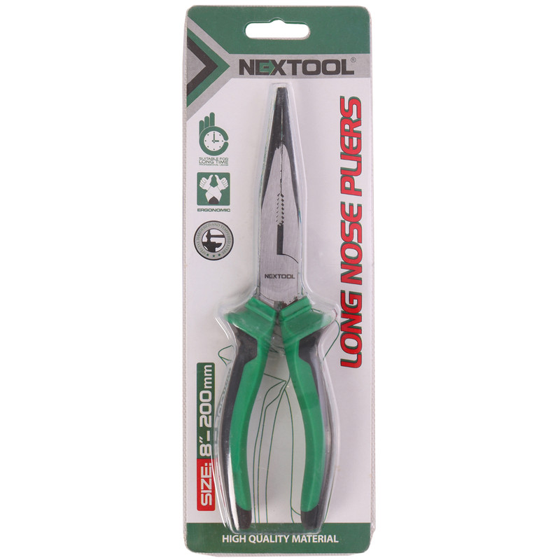 انبر دم‌باریک نکستول گروپ مدل NT-2008 سایز 8 اینچ