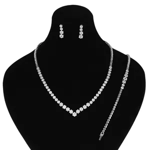 نیم ست نقره زنانه مد و کلاس کد MC-343