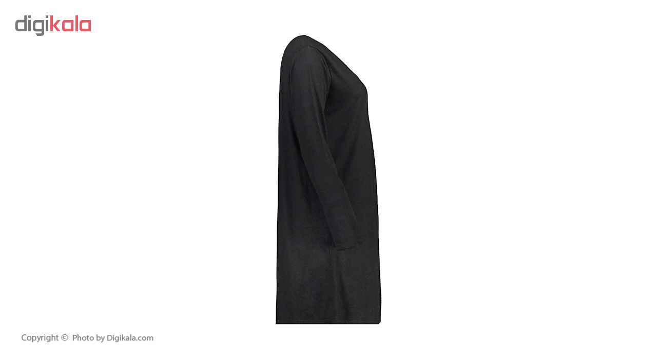 مانتو زنانه افراتین کد 3519/3 رنگ مشکی