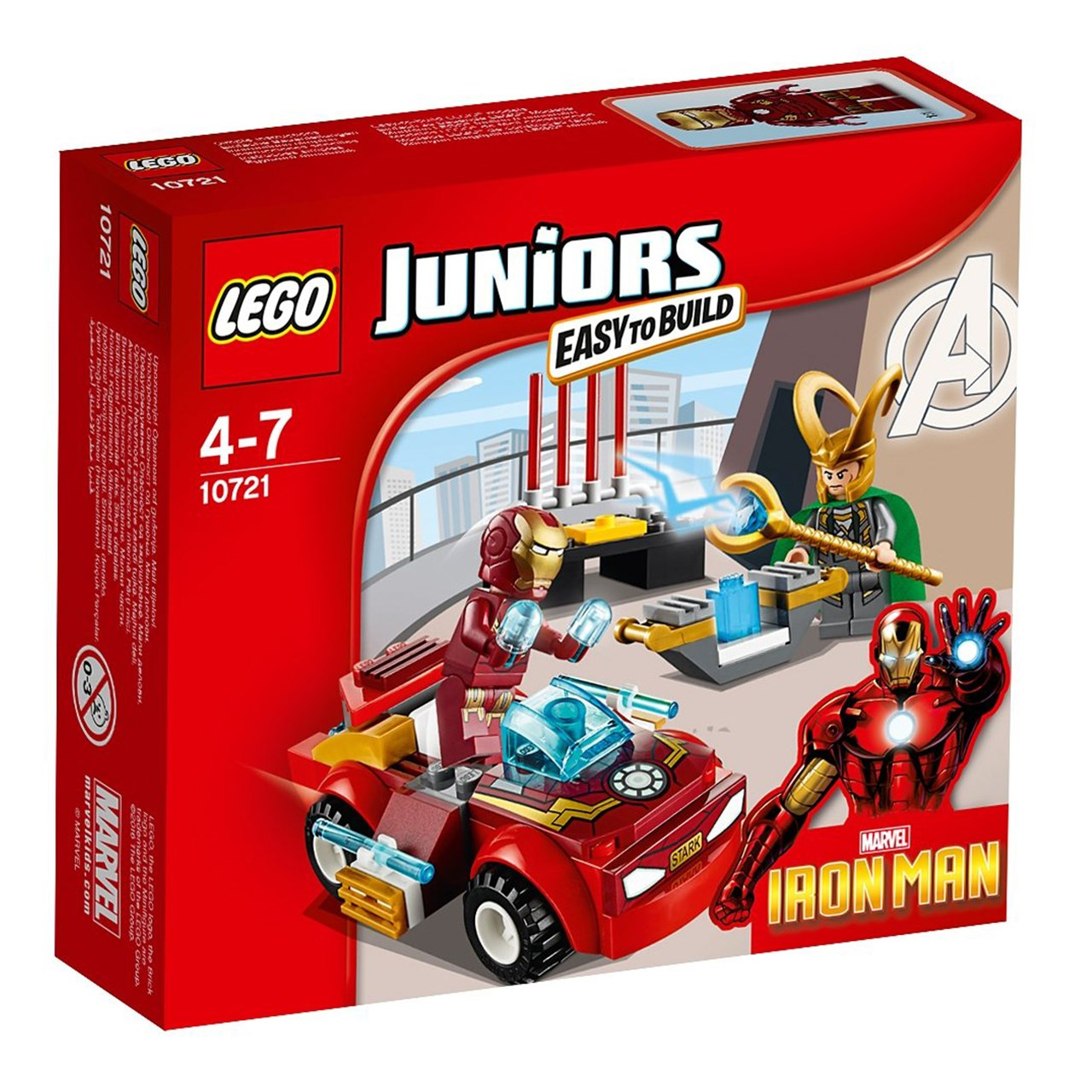 لگو سری Juniors مدل Iron Man Vs Loki 10721
