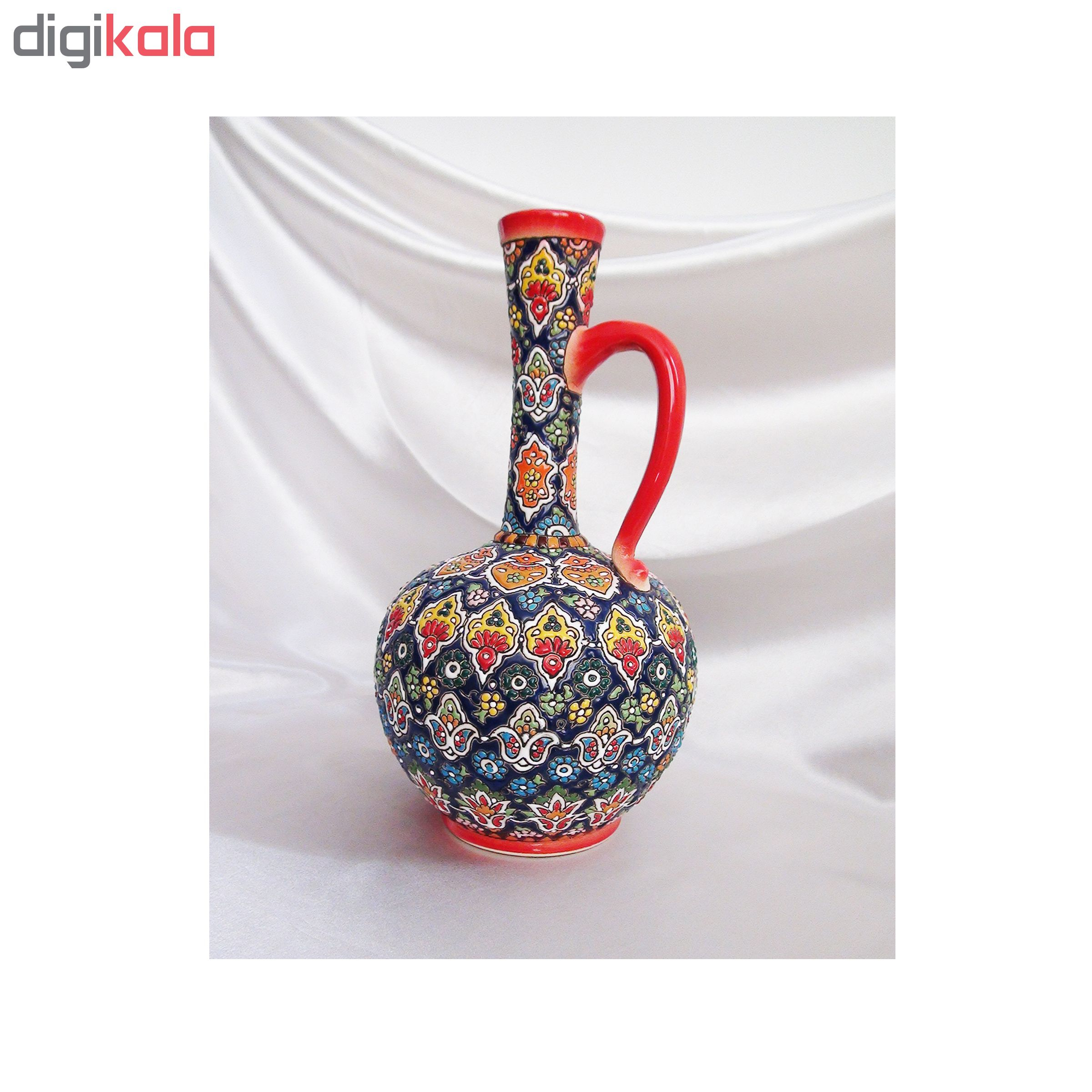 سرویس شربت خوری مینا کاری سفالی کد S 030