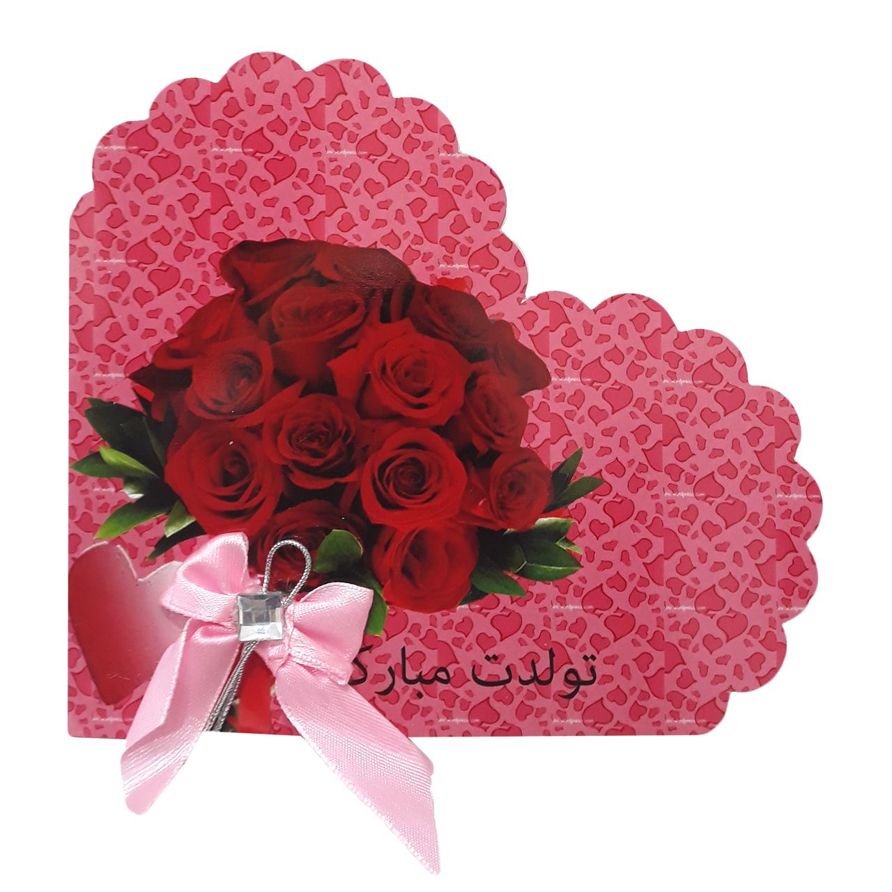 کارت پستال طرح گل کد 4001