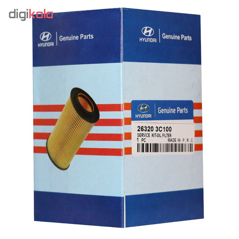 فیلتر روغن خودرو مدل 263203C100 مناسب برای هیوندای آزرا بسته 10 عددی